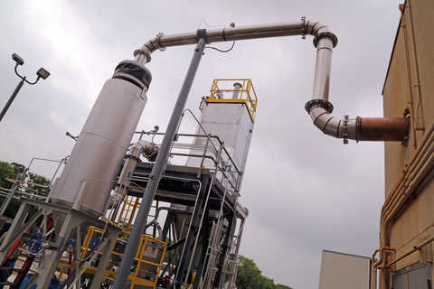SwRI helped design and build a custom pollution abatement system