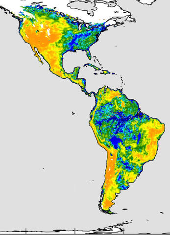 Soil Moisture Active Passive satellite measures the moisture in topsoil