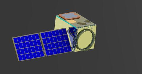 Computer image of Southwest Research Institute’s 100 kg-class small satellite platform