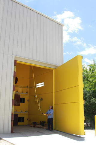 The newly completed Flow Component Test Cell