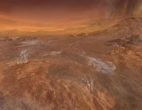 Using Cassini spacecraft data, Southwest Research Institute scientists are studying the atmosphere of Titan