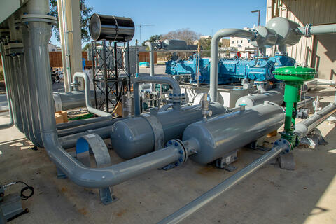 reciprocating compressor flow loop facility