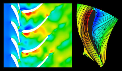 Computer graphic of SwRI’s computational fluid dynamics (CFD) expertise