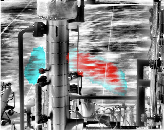 Methane Detection using Optical Gas Imager with Deep Learning Segmentation algorithm.