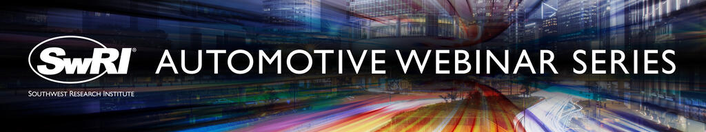 SwRI Automotive Webinar Series brandling