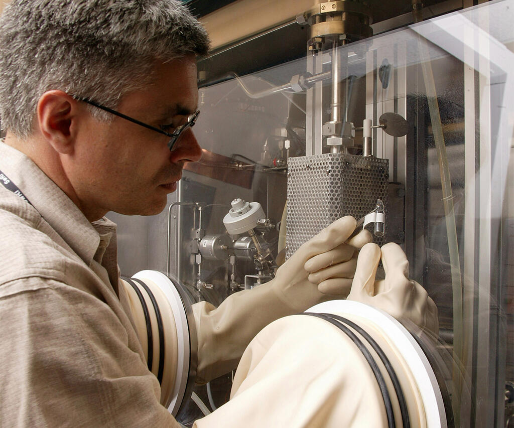 man working on component