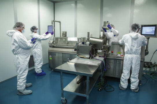 SwRI staff in SwRI's clean room facility