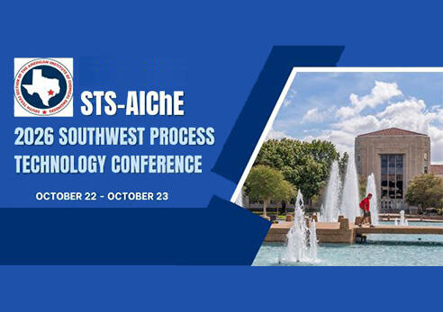 STS-AIChE Southwest Process Technology Conference with dates and image University of Houston building