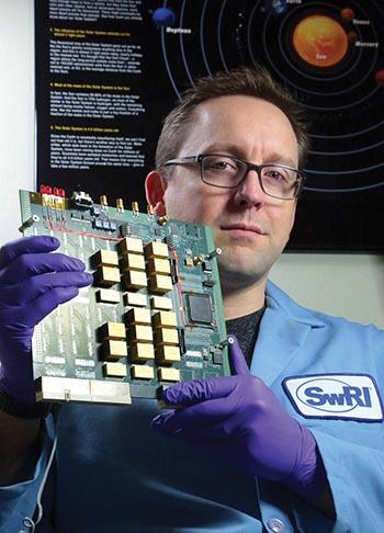 Miles Darnell with flash memory