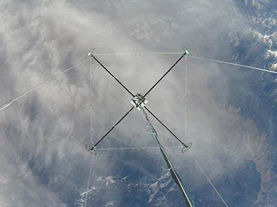 An SwRI instrument package carried aloft by a stratospheric balloon