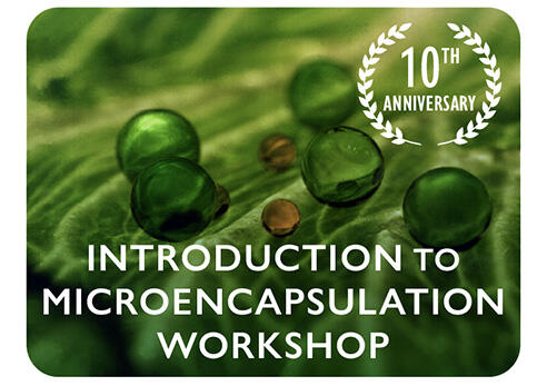 Introduction to Microencapsulation 10th Anniversary badge