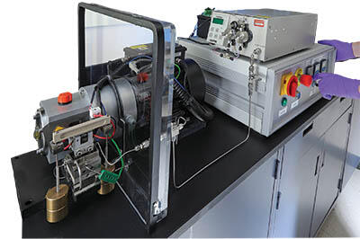 Instrument on a laboratory table