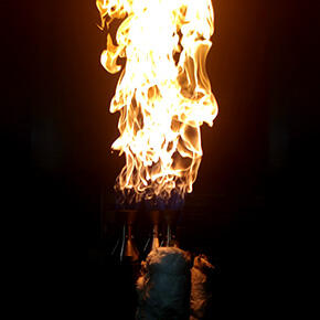 Researchers at Southwest Research Institute and the University of Michigan developed and tested an advanced methane flare burner using additive manufacturing and machine learning. 