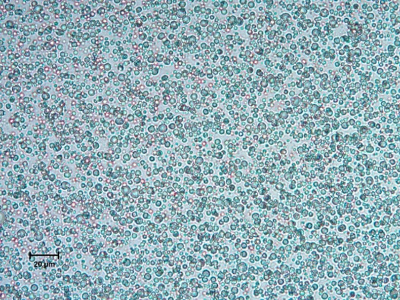 An image showing microencapsulation with emulsion process.