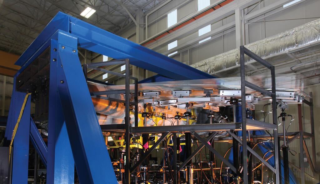 SwRI's structural testing lab showing fatigue testing