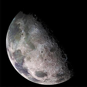 water on lunar surface