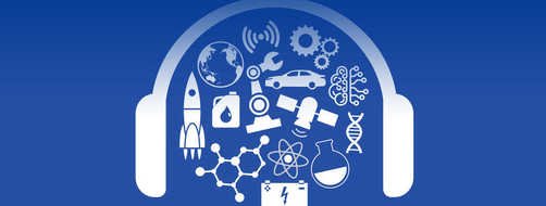 White Technology Today Podcast logo on a blue background