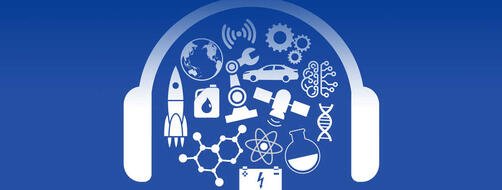 White Technology Today Podcast logo on a blue background