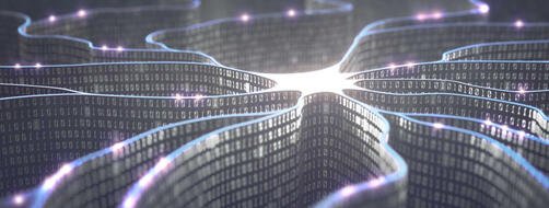 Artificial intelligence neural network artist concept