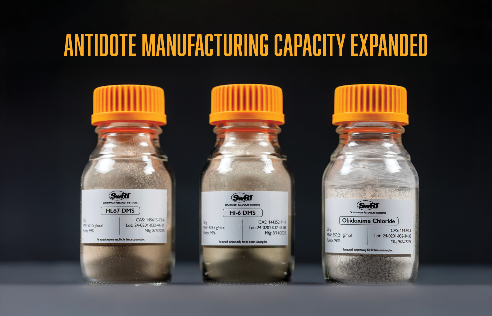 Go to Technology Today Magazine Summer 2026 article: Antidote Manufacturing Capacity Expanded